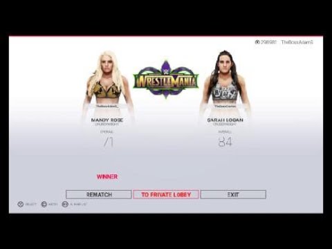 Mandy Rose Vs Sarah Logan