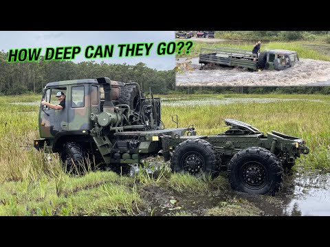 BOGGIN The 6x6 MTV Military Trucks!! These Trucks are INSANE!!!!