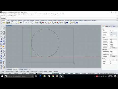 RHINOCEROS LEZIONE 007 PIANI DI COSTRUZIONE ED IMPOSTAZIONE DELLA GRIGLIA