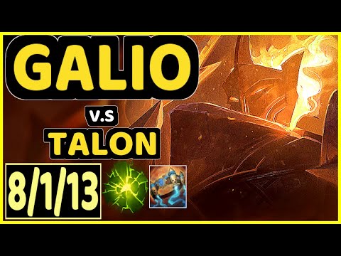 ENVY (GALIO) vs TALON - 8/1/13 KDA MID GAMEPLAY - BR Ranked DIAMOND