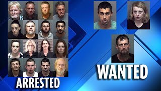 Montgomery County's Operation Crankdown arrests 16, 3 still wanted in meth investigation