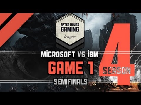 AHGL SC2 Playoff Semifinals - Microsoft vs IBM G1