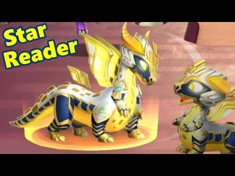 Hatching the STAR READER DRAGON! Trampler Body Feeding, Battling and Petting Animations! - DML #1656