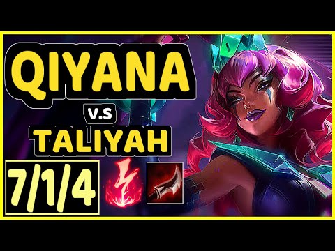 JANKOS (QIYANA) vs TALIYAH - 7/1/4 KDA JUNGLE CHALLENGER GAMEPLAY - EUW