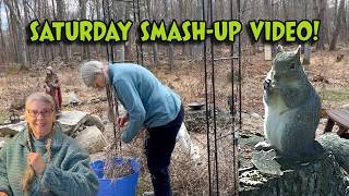It's Saturday! SEW What? Fabric & Fiber Update! Garden Chores! Legos!