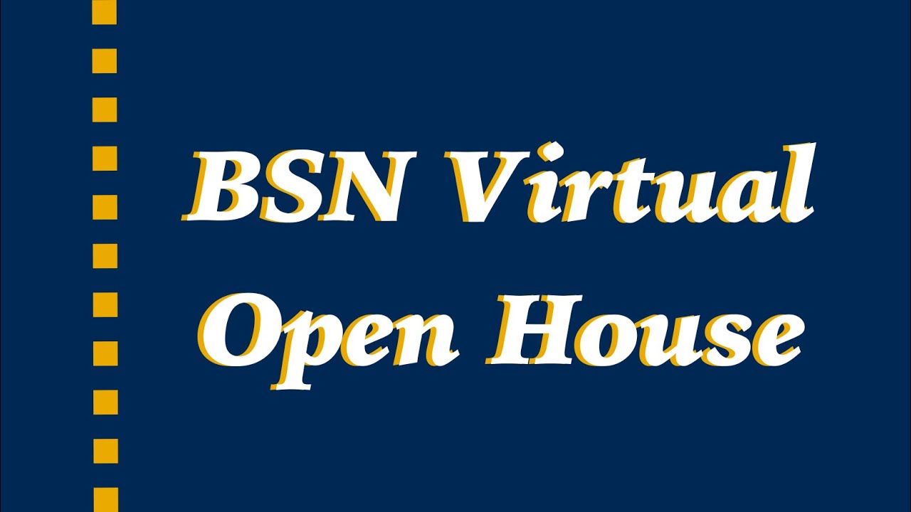 Play BSN Virtual Open House - Fall 2023