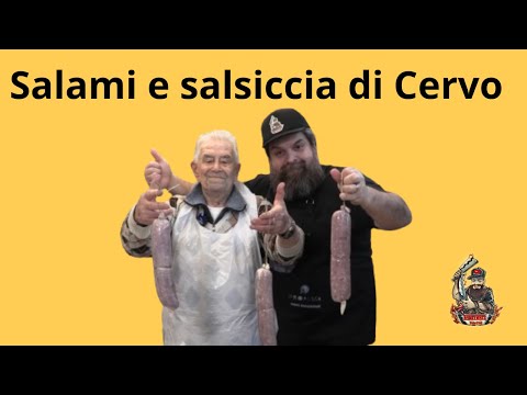 Salami e salsiccia di cervo