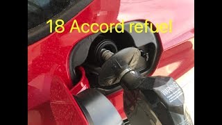 How to put fuel in a 2018 Accord