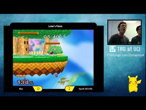 ZSB4 Loser's Finals - Kira (Sheik) vs Squid (Falco) - SSBM