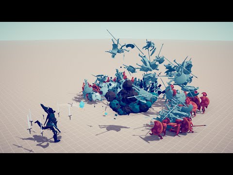 DARKENED ICE vs ARMIES - Totally Accurate Battle Simulator TABS