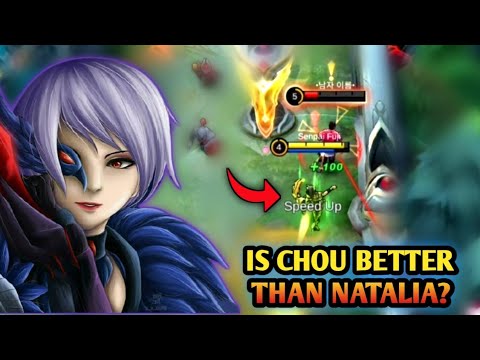 HOW TO DEAL WITH CHOU IN SIDELANE 🤔 | TOP GLOBAL NATALIA GAMEPLAY | MOBILE LEGENDS