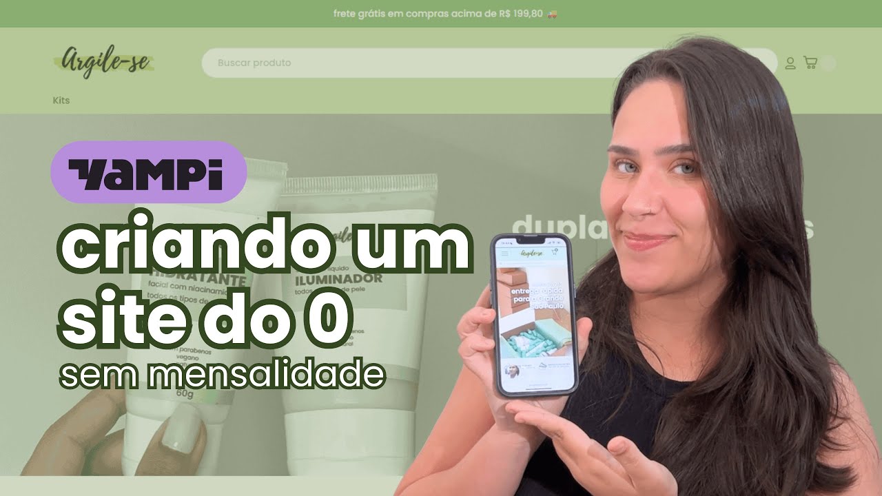 CRIE SEU SITE GRATUITO PARA SUA LOJA (SEM MENSALIDADE) | PASSO A PASSO COMPLETO YAMPI 2025