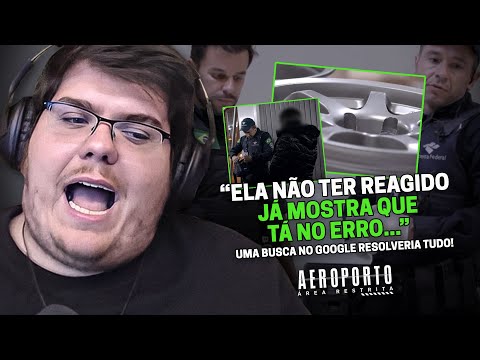 CASIMIRO REAGE: AEROPORTO - O CARA IA MONTAR UM CARRO? | Cortes do Casimito