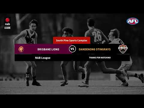 NAB LEAGUE 2019: Round 6 - Lions Academy v Dandenong (Full Game)