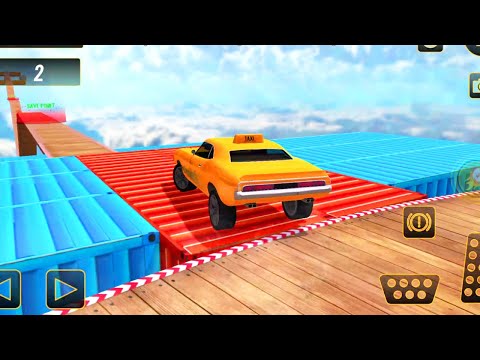 Real Taxi Car Stunts 3D Part 2 - Car Driving and Racing Game - Android Gameplay