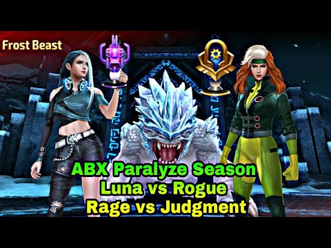 ABX Paralyze Speed Super Hero | Luna Snow vs Rogue - Marvel Future Fight