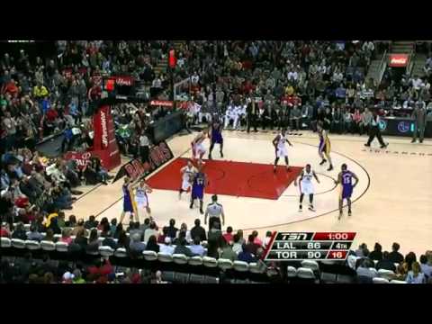 Kobe Bryant Highlights VS Raptors 2012 (27pts.2reb.1ast)