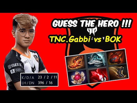 GUESS THE HERO !!! Gabbi Monster MIDLANE vs New TNC OFFLANE Bok Dota 2 pro Gameplay