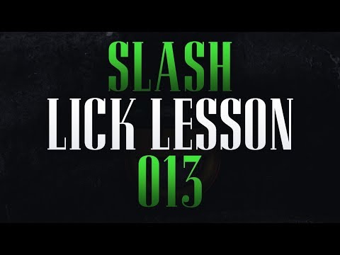 Slash Lick Lesson #013 - Simple but Effective Repeating Lick!