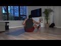 mini banded seated row