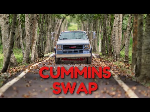 RIPPING the Engine Out of a GMC C3500HD for a CUMMINS SWAP [Part 3]