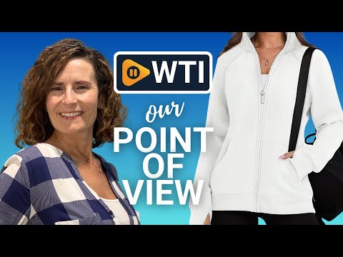 OFEEFAN Women's Full Zip Up Sweatshirt Oversized Fleece Jacket Trendy Hoodies Lightweight Coats with Pockets White Medium - WTI product video review