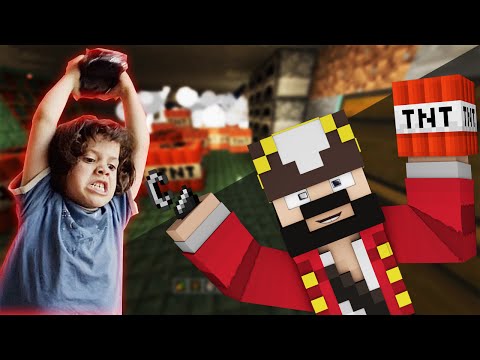 GRIEFER FRUSTRATING A WHOLE MINECRAFT LOBBY (MINECRAFT TROLLING AND GRIEFING)