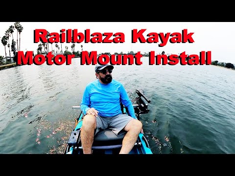 Railblaza Kayak Motor Mount Install and Review