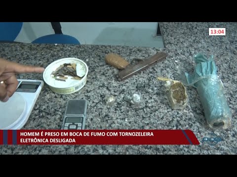 Homem é preso em boca de fumo com tornozeleira eletrí´nica desligada 19 03 2021