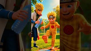 Naruto ficou com o pé gigante?!