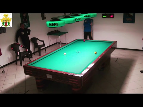 biliardo club viterbo vs grifoni ladispoli campionato a squadre lazio 2018-19