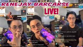 RENEJAY SHOUTOUT SI HEART RYAN SA LIVE | WALL PAPER REVEAL SA PHONE NYA!