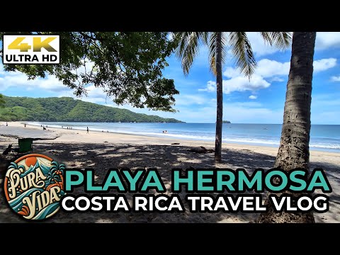 My Favorite Vacation Beach In Costa Rica 🤙 Playa Hermosa Walking Tour #travel #costarica