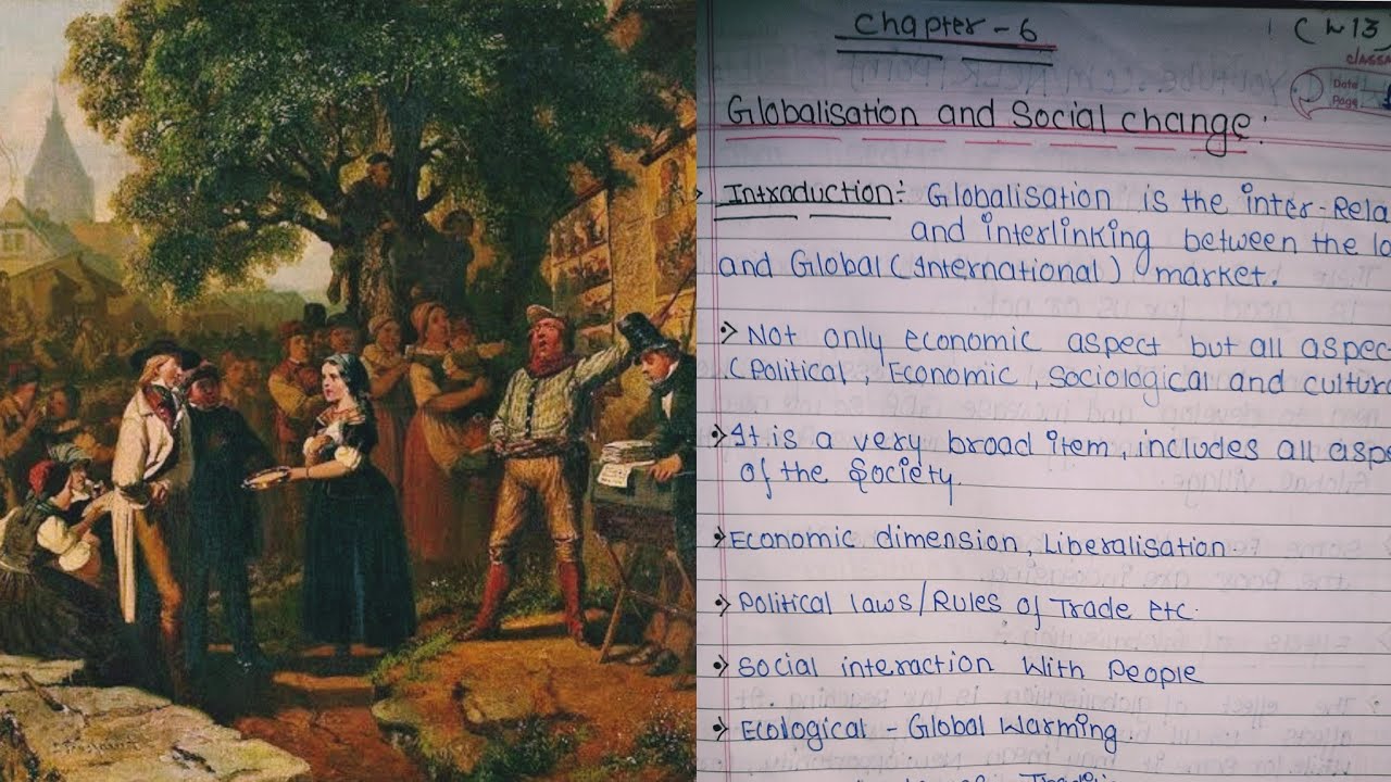 ch. 6 Globalisation and Social Change – CBSE Notes for Class 12 Sociology