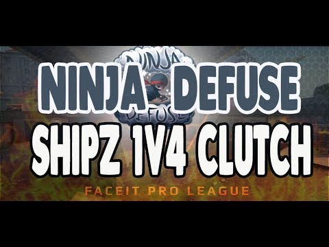 CS:GO FPL NINJA DEFUSE SHIPZ 1V4 CLUTCH