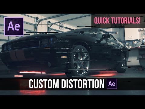 Quick Tutorials! Custom Glitch Distortion in After Effects Video