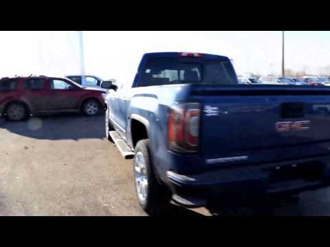 Stone Blue Metallic 2017 GMC Sierra 1500 Denali for sale in Medicine Hat, AB!