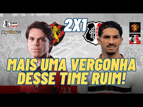 🚨PÓS-JOGO: SANTA CRUZ PERDE PARA O SPORT POR 2x1 E ACUMULA MAIS HUMILHAÇÃO. 