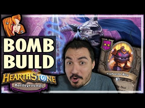 BOMB BUILD IS ABSURD! - Hearthstone Battlegrounds