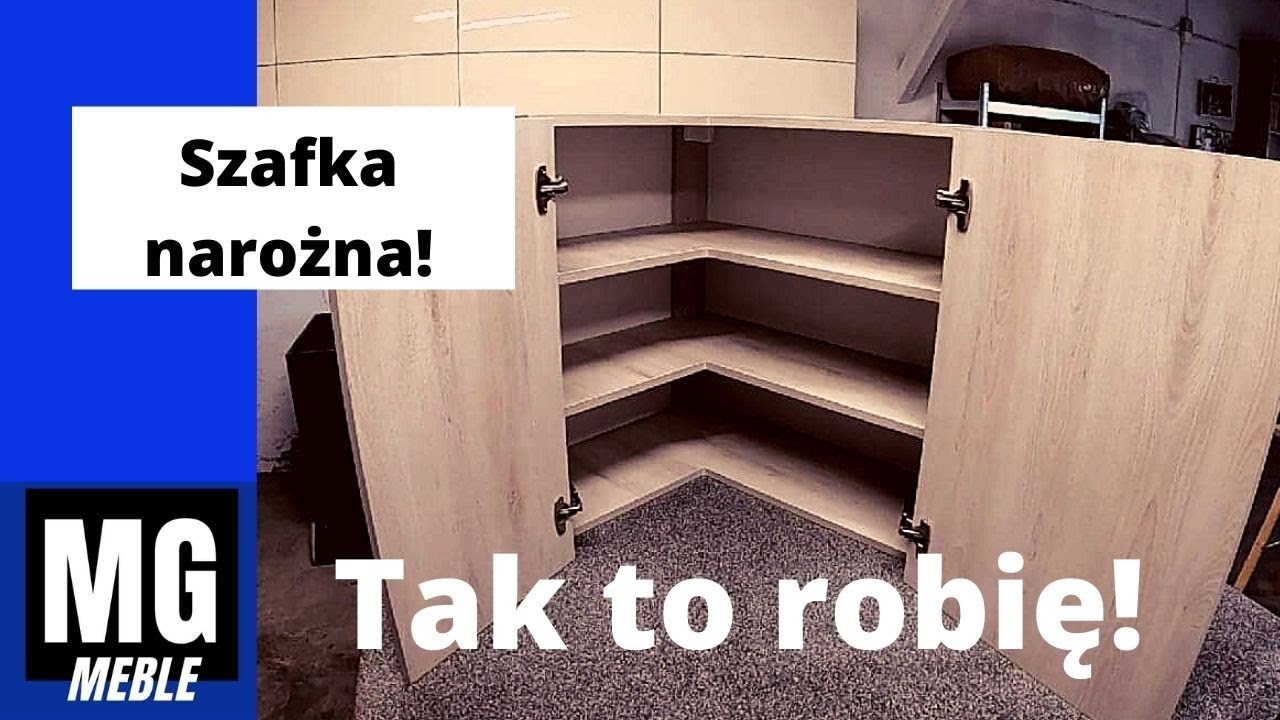 Jak złożyć szafkę narożną wiszącą!