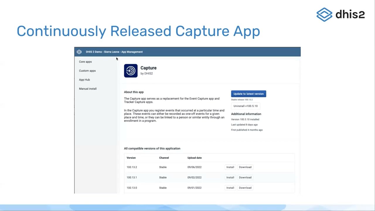 Tracker: Continuous Release - DHIS2 2.39