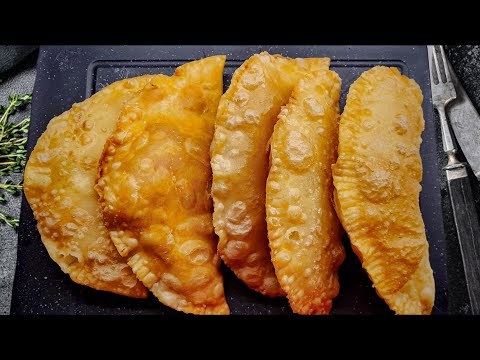 Deep Fried MEAT PIES, proper authentic CHEBUREKY