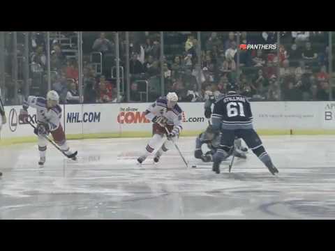 Marc Staal coast-to-coast goal vs Florida | 04/03/2010 [HD]
