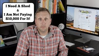16x20 Shed Build - Episode 1:  Where to get Free 16x20 Shed Plans.