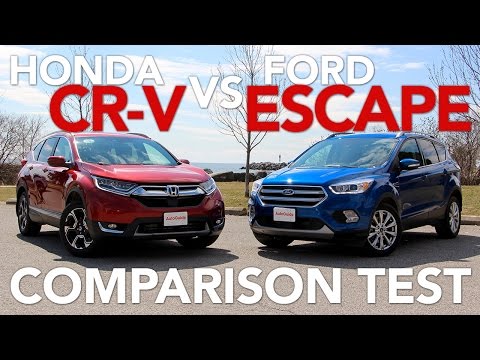 2017 Ford Escape vs 2017 Honda CR-V Compact SUV Comparison