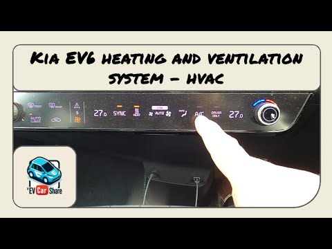 Using the Kia EV6 heating, ventilation and air conditioning system - HVAC
