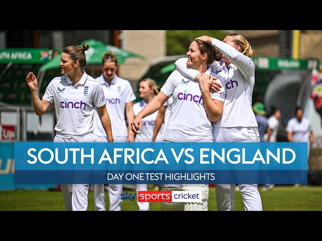 Bouchier & Sciver-Brunt both hit Test centuries | South Africa vs England | Day One highlights