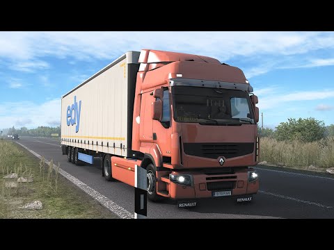 ETS2 1.37 -  Euro Truck Simulator 2 - Renault Premium  - Promods 2.46  - Hunedoara to Belgrad
