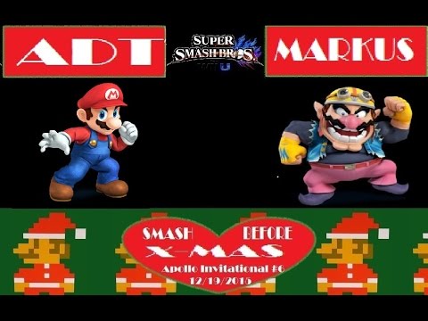 ADT (Mario) vs MARKus (Wario) - AI#6 - (12/19/2015) - Sm4sh