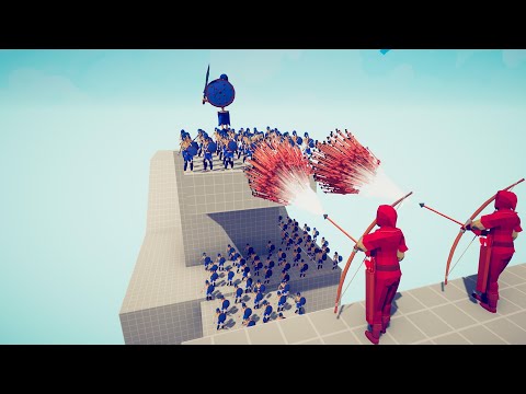 ARCHERS GODS DUO vs 100x UNITS 🔥 TABS - Totally Accurate Battle Simulator